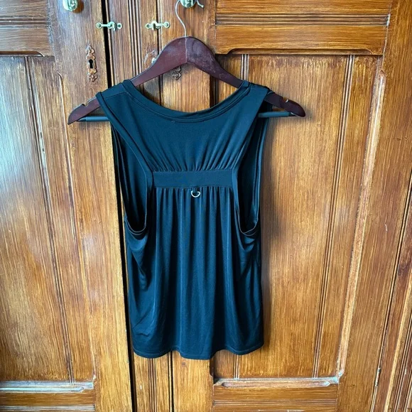 All Saints Viscose Tessa Black Sleeveless Top Size 4 - Picture 5 of 15